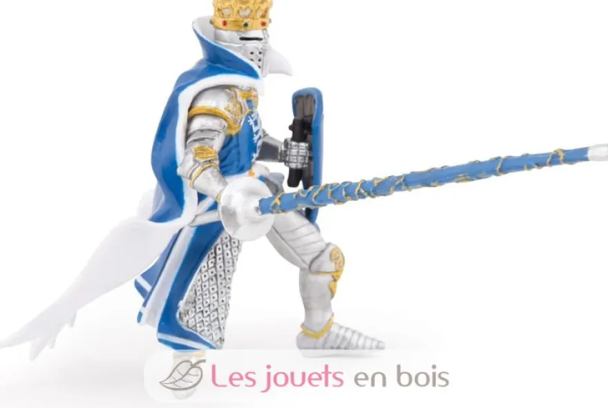 Figurine Roi au dragon bleu - Papo