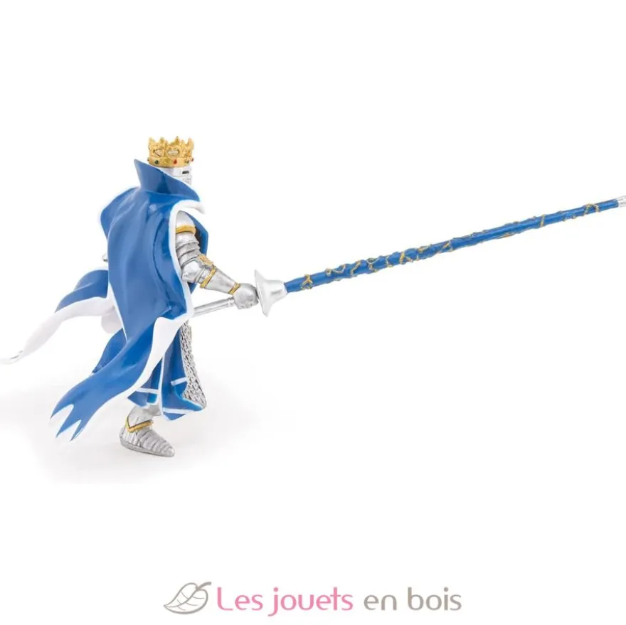 Figurine Roi au dragon bleu - Papo