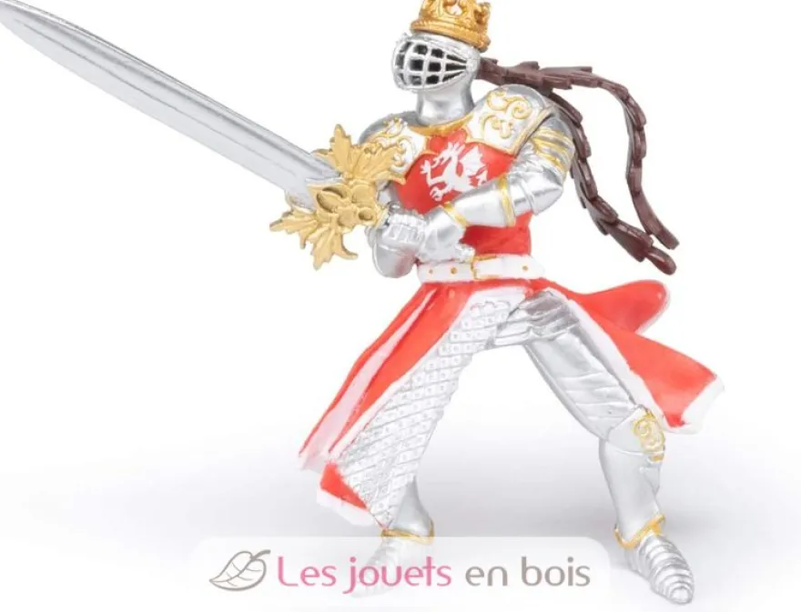 Figurine Roi au dragon à l'épée - Papo