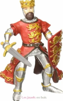 Figurine Roi Richard rouge - Papo