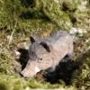 Figurine sanglier en bois marron - Wudimals