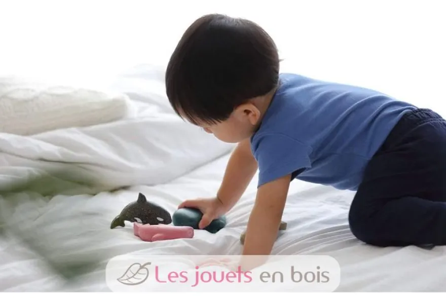 Figurines - 4 animaux de la mer - Plan Toys