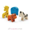 Figurines - 4 animaux de la savane - Plan Toys