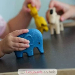 Figurines - 4 animaux de la savane - Plan Toys