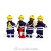 Figurines en bois Pompiers - Bigjigs Toys