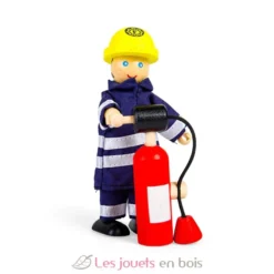 Figurines en bois Pompiers - Bigjigs Toys