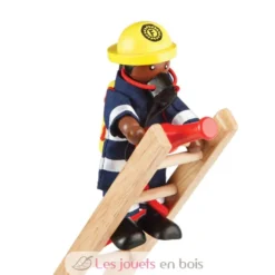 Figurines en bois Pompiers - Bigjigs Toys