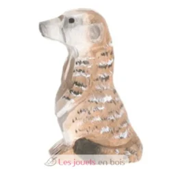 Figurine Suricate en bois, marron - Wudimals