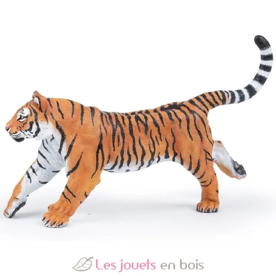 Figurine Tigre courant marron - Papo