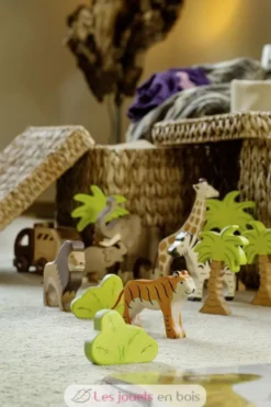 Figurine Tigre, debout - Holztiger