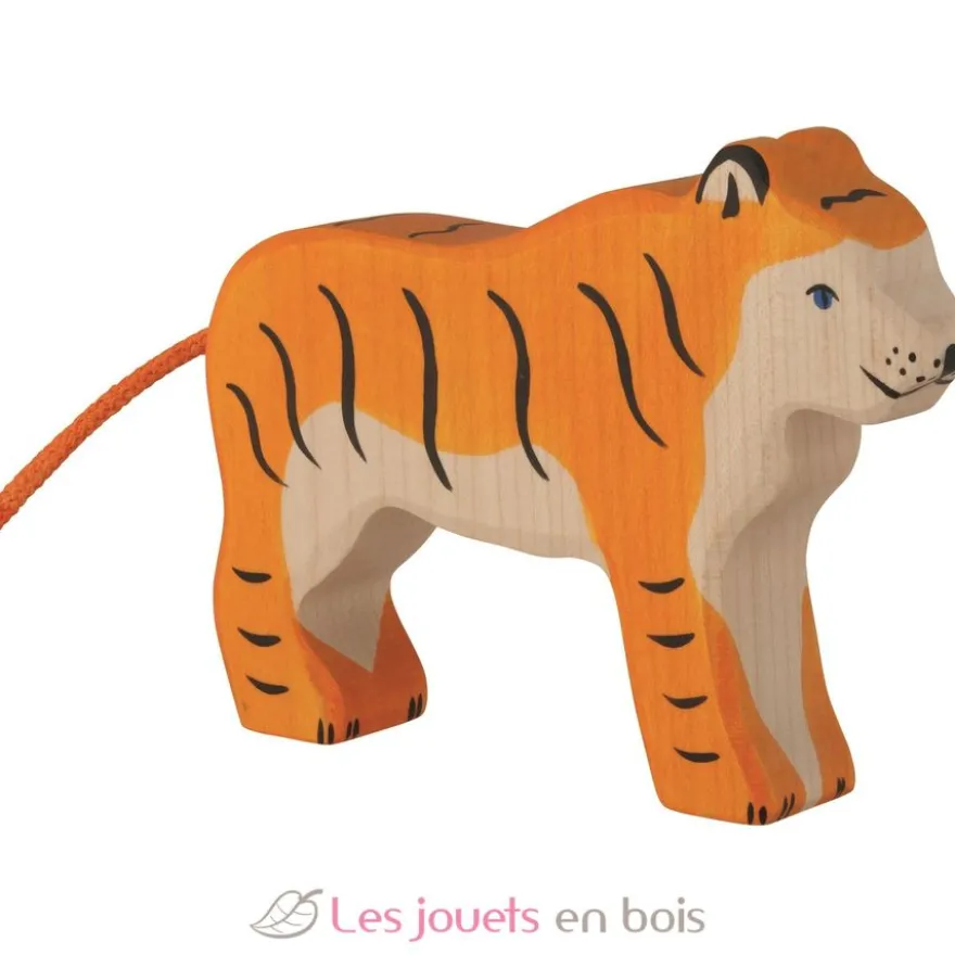Figurine Tigre, debout - Holztiger