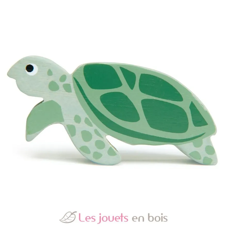 Figurine Tortue de mer en bois - Tender Leaf Toys