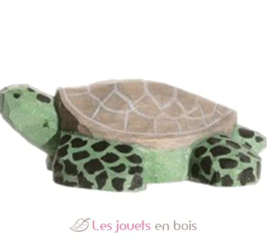 Figurine Tortue en bois gris - Wudimals
