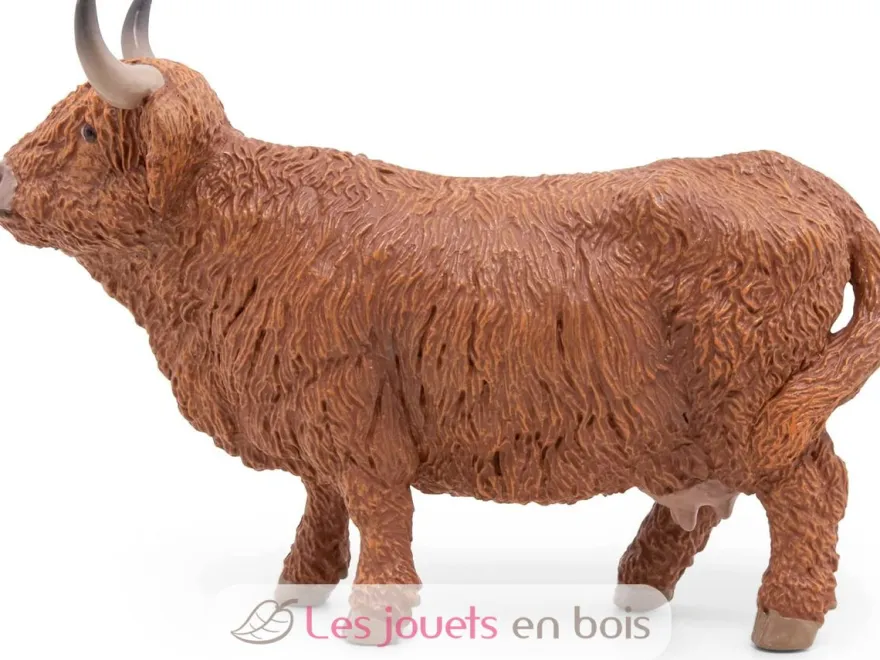 Figurine Vache Highland marron Papo