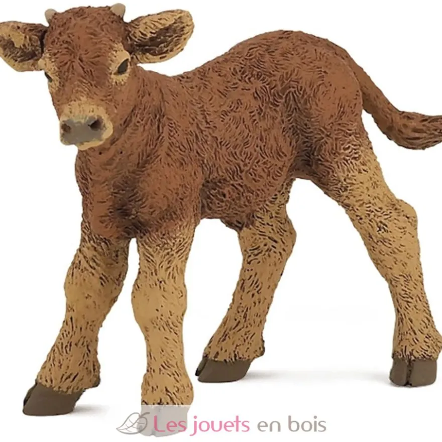 Figurine veau Limousin marron - Papo