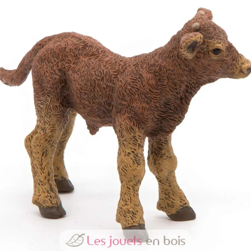 Figurine veau Limousin marron - Papo