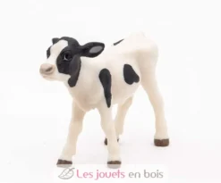 Figurine Veau noir et blanc - Papo