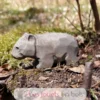 Figurine Wombat en bois marron - Wudimals