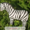 Figurine Zébre en bois, noir et blanc - Wudimals