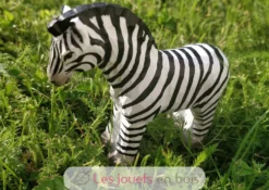 Figurine Zébre en bois, noir et blanc - Wudimals