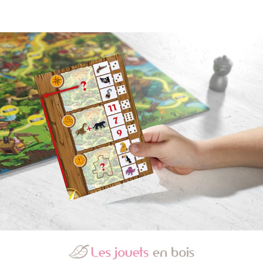 Find the code - Île des pirates - Haba