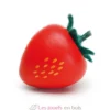 Fraise en bois rouge - Erzi