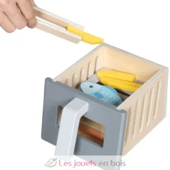Friteuse à air chaud en bois grise - Goki