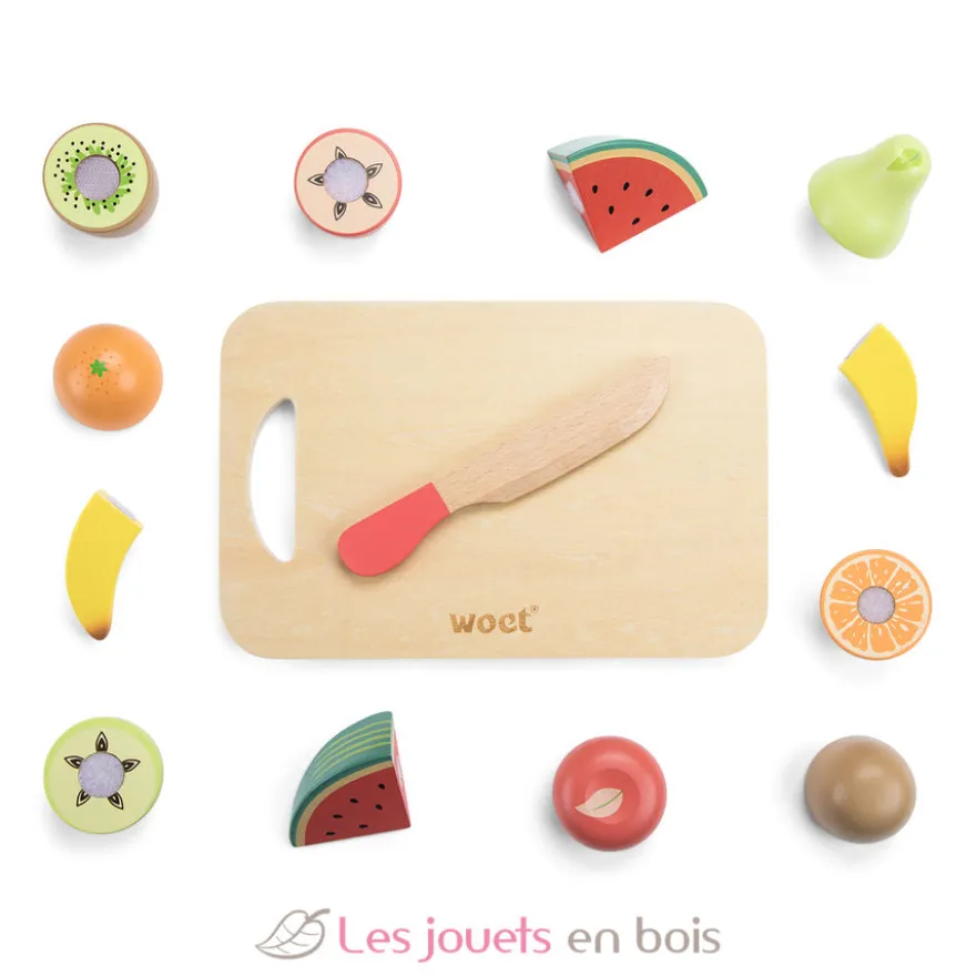 Fruits en bois à découper - New Classic Toys