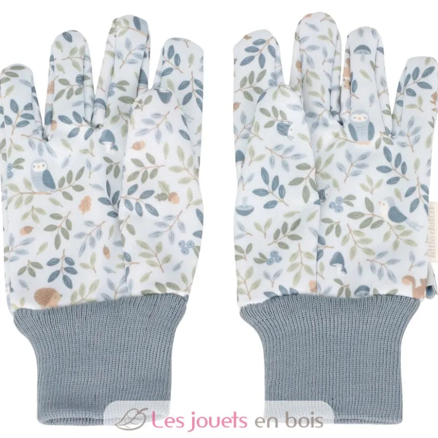 Gants de jardinage bleu Forest Friends - Little Dutch