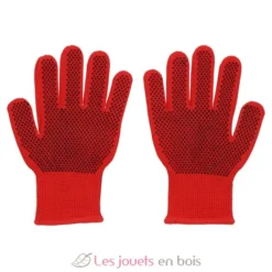 Gants de jardinage enfant rouge, motif coccinelle - Esschert Design