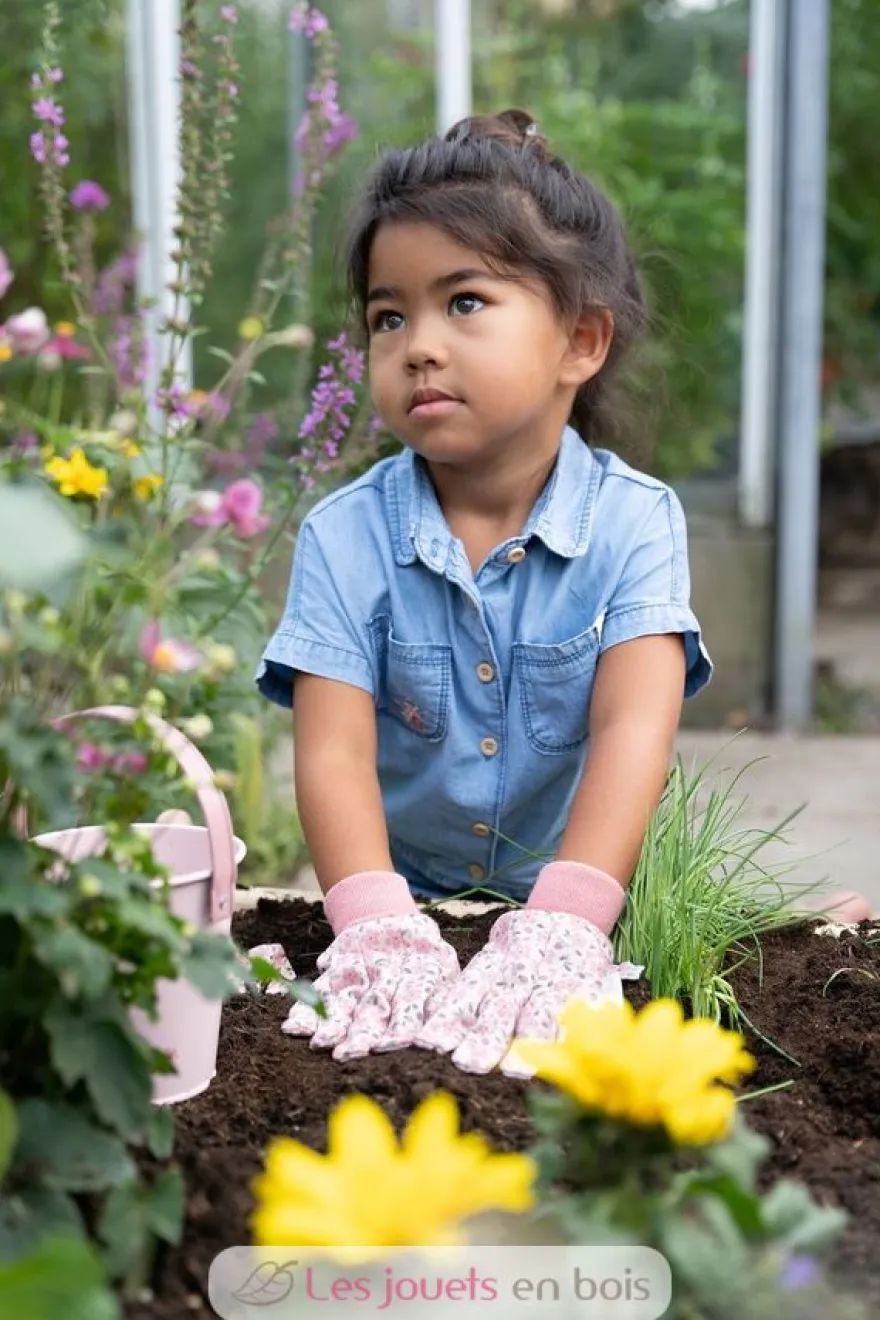 Gants de jardinage rose Fairy Garden - Little Dutch