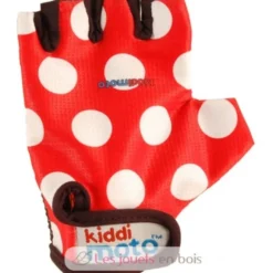 Gants Red Dotty MEDIUM - Kiddimoto