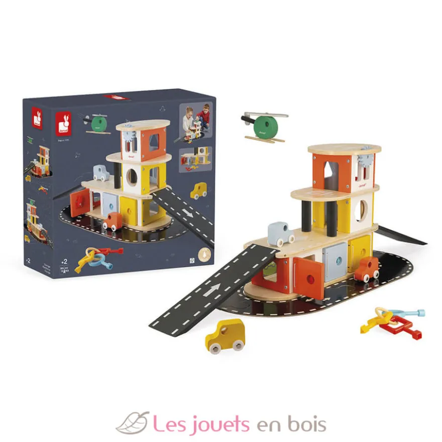 Garage en bois Bolid - Janod