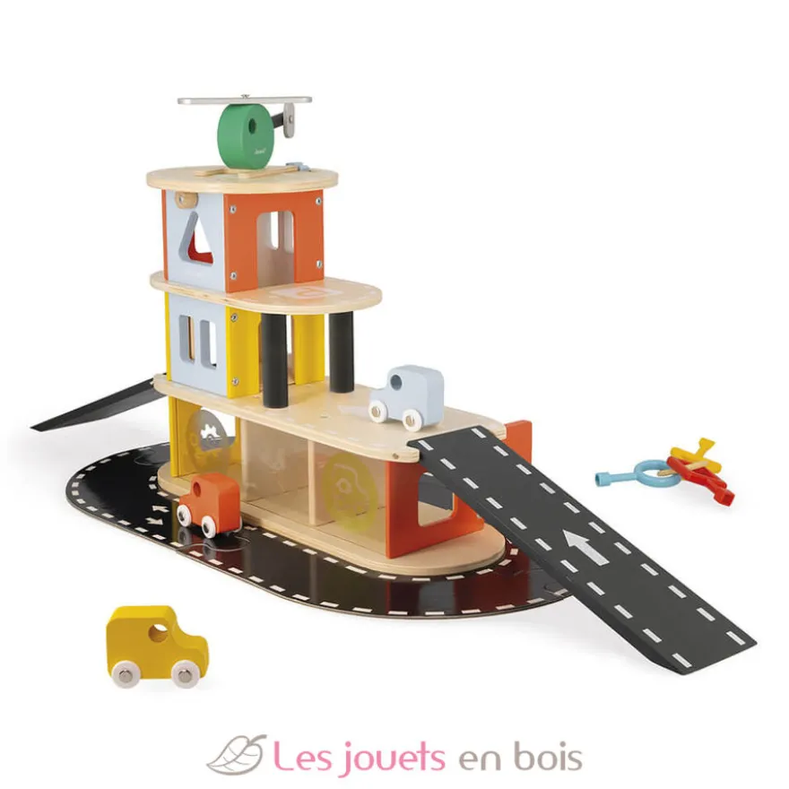 Garage en bois Bolid - Janod