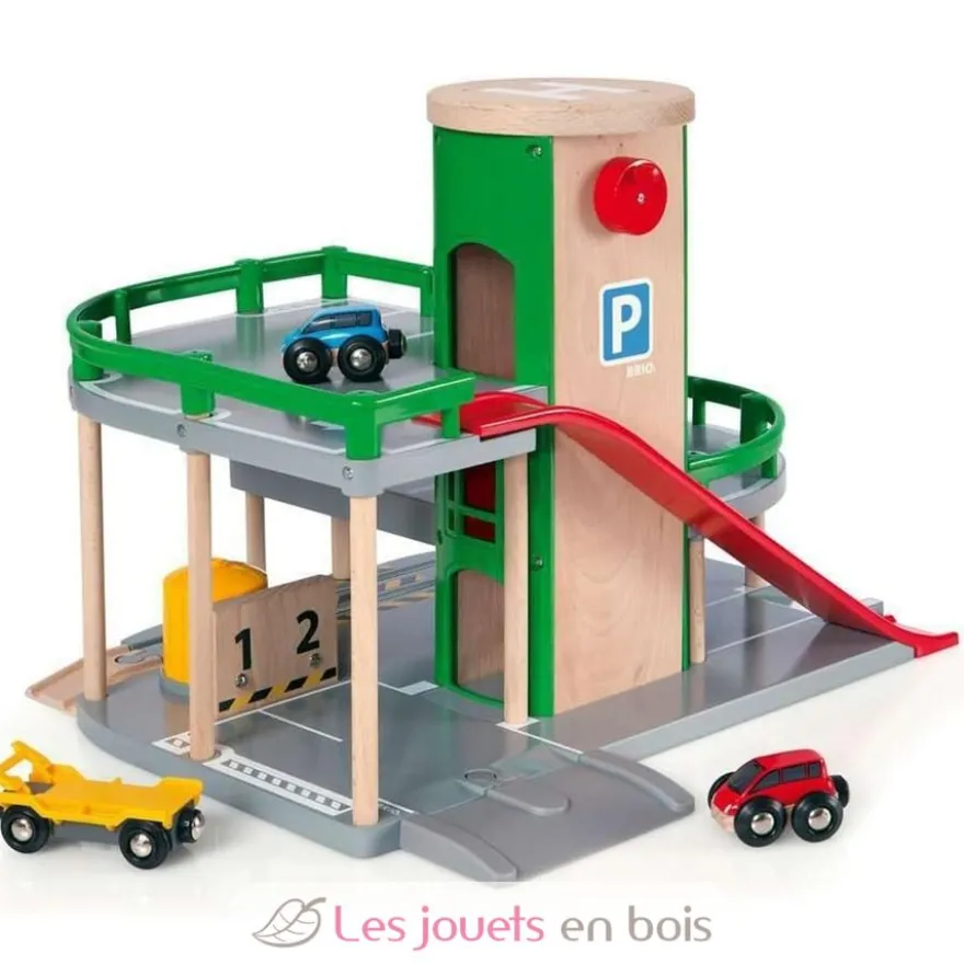 Garage rail et route - Brio
