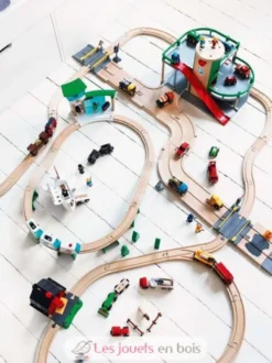 Garage rail et route - Brio