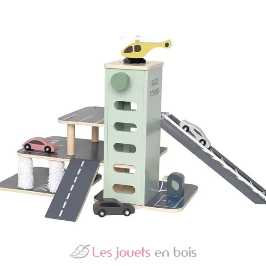 Garage à voitures en bois - JaBaDaBaDo
