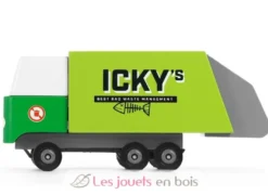 Garbage Truck - Camion poubelle vert - Candylab