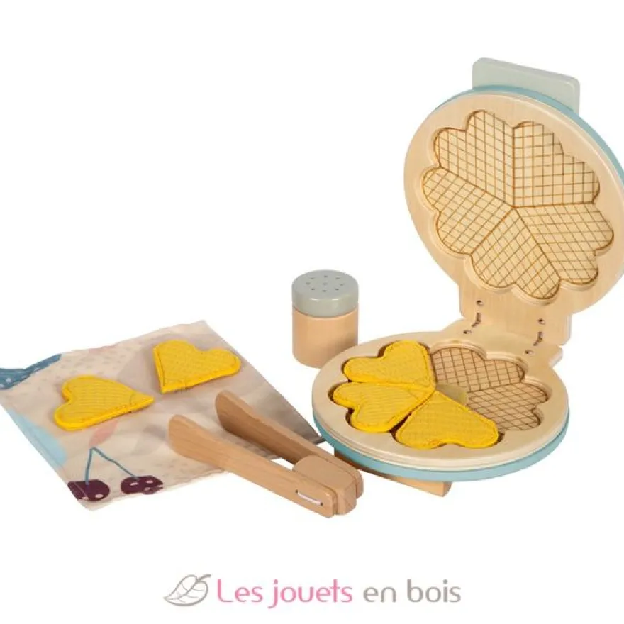 Gaufrier en bois Tasty bleu - Small foot