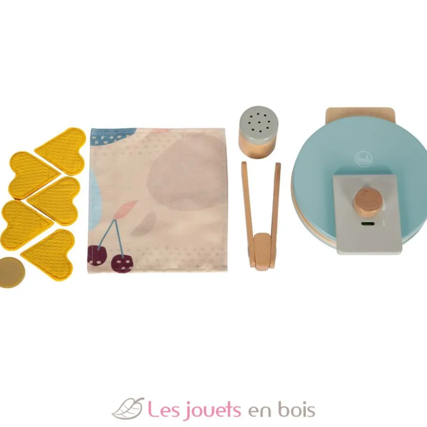 Gaufrier en bois Tasty bleu - Small foot