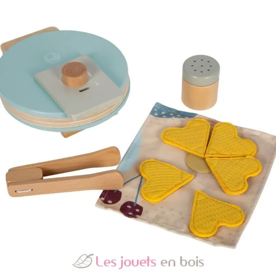 Gaufrier en bois Tasty bleu - Small foot