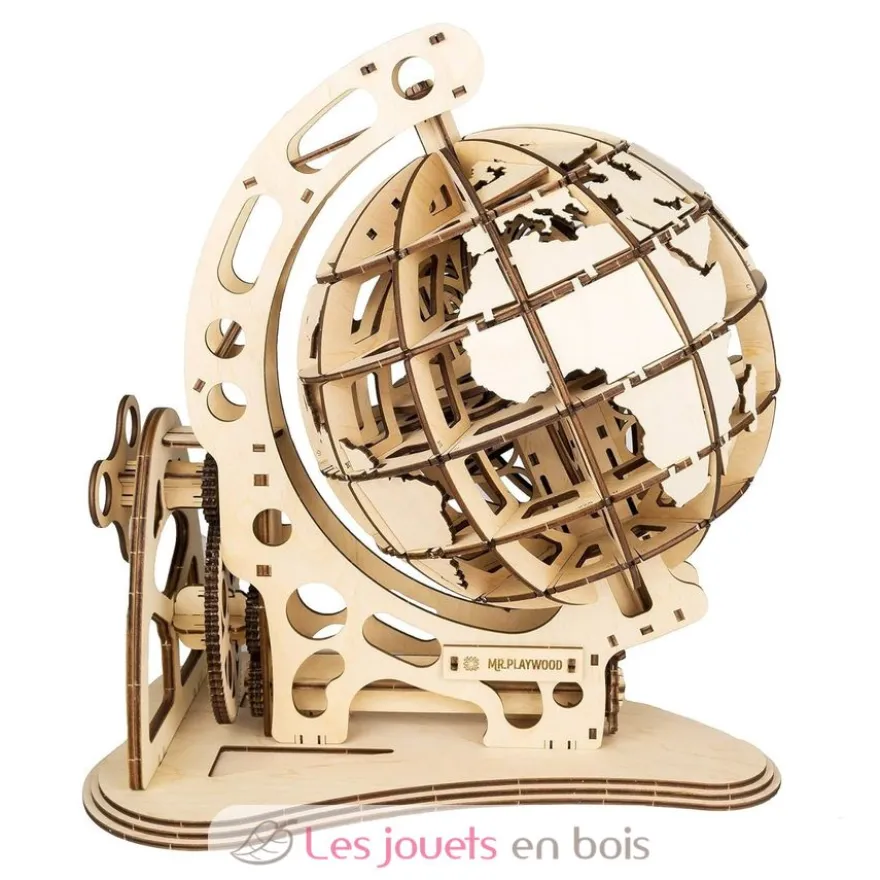 Globe Mécanique - Puzzle 3D en bois - Mr. Playwood