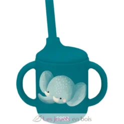 Gobelet en silicone Chewy l'éléphant - Sassi Junior