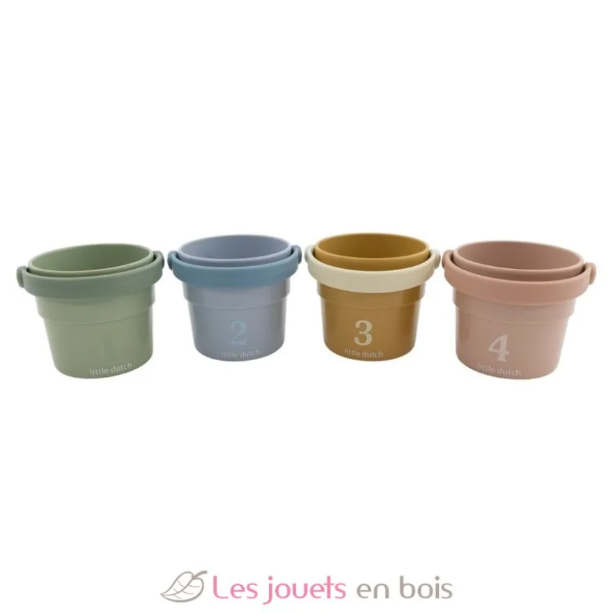 Gobelets de bain Safari Friends - Dès 12 mois - Little Dutch