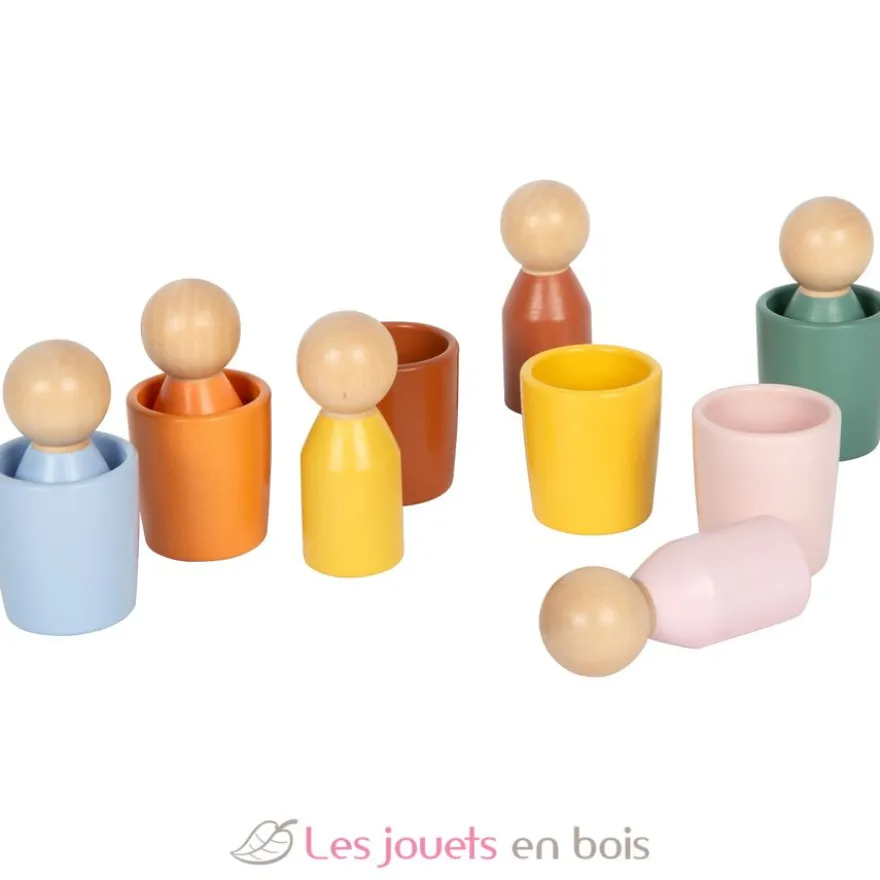 Gobelets de tri Montessori avec figurines - Small Foot company