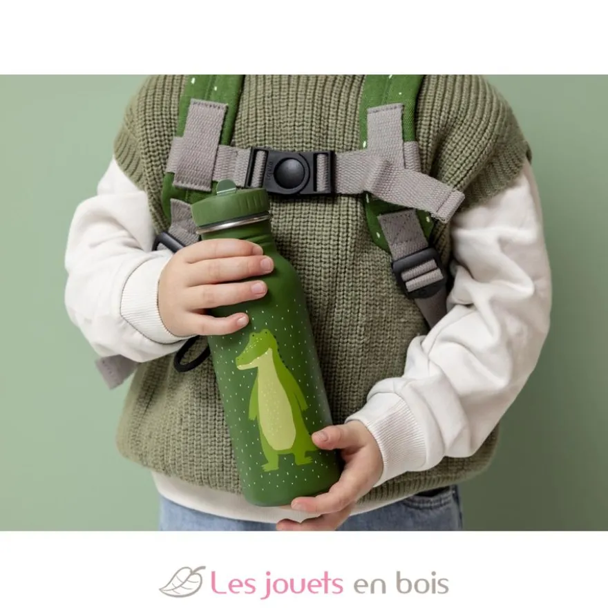 Gourde enfant 500 ml Mr Alligator vert - Trixie