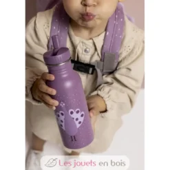 Gourde enfant 500 ml Mrs Peacock violet - Trixie