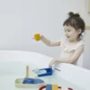 Grand bateau modulable bleu 21 cm - Plan Toys