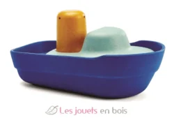 Grand bateau modulable bleu 21 cm - Plan Toys