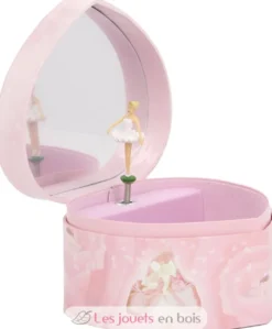 Grand Coeur Musical Ballerine Rose - Trousselier